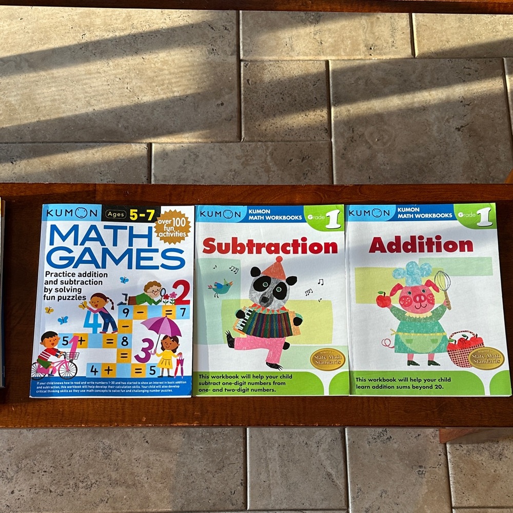KUMON brand new Math Workbooks - Addition & Subtraction